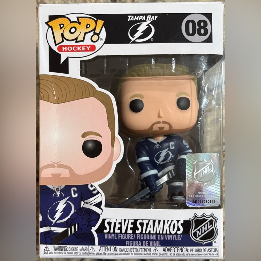 Funko Pop Hockey - Steve Stamkos- vinyl figure- new/ in original box